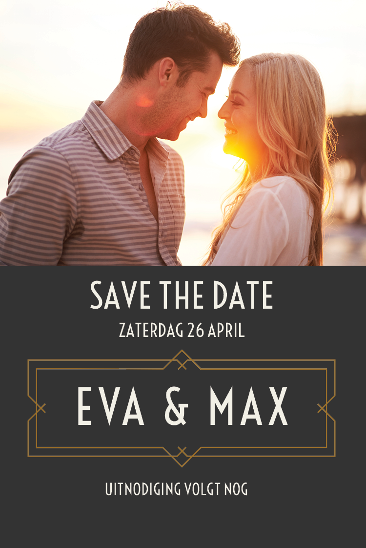 Save the date — Gatsby naamblok