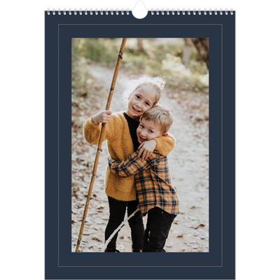 Verjaardagskalenders A3 — Pruisisch blauw [omslag]