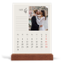 Bureaukalender met houten standaard  — Initialen in bloei [omslag]