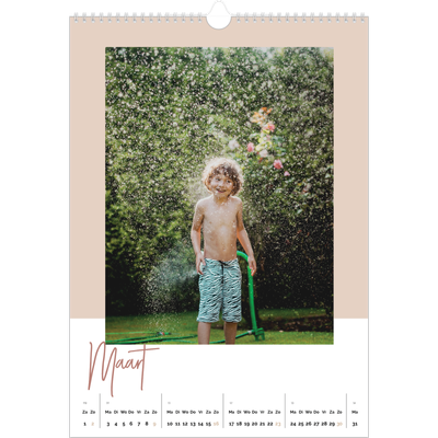 A3 Jaarkalenders — Aardse frames [Maart]