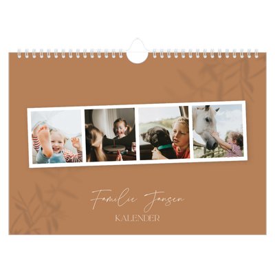 Fotokalender A4 — Warme aardetinten [omslag]