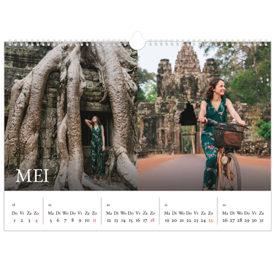 Fotokalender A3 — Eenvoudige letters [omslag]