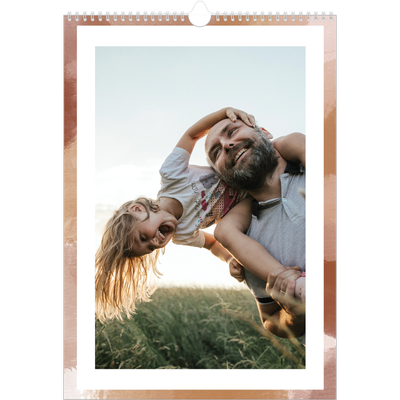 Verjaardagskalenders A3 — Verfkwast effect [omslag]