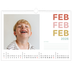 Fotokalender A3 — Bont gekleurd [Februari]