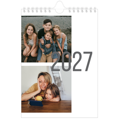 Fotokalender A5 — Maandnummers [omslag]