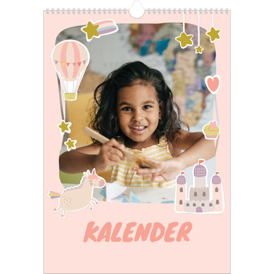 A3 Jaarkalenders — Regenboog eenhoorn [omslag]