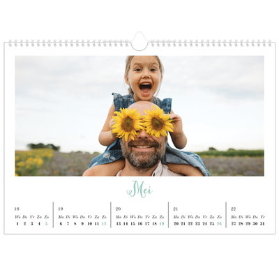 Fotokalender A3 — Hallo wereld [Mei]