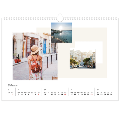 Fotokalender A3 — Gedempte tonen [Februari]