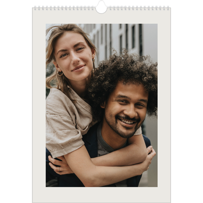 Verjaardagskalenders A3 — Simpel ivoor [omslag]