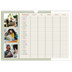 A3 Familieplanners — Aardse tonen - gezinsplanner 5 personen [Februari]