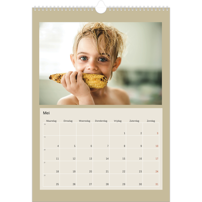 A3 Jaarkalenders — Aardetinten [omslag]