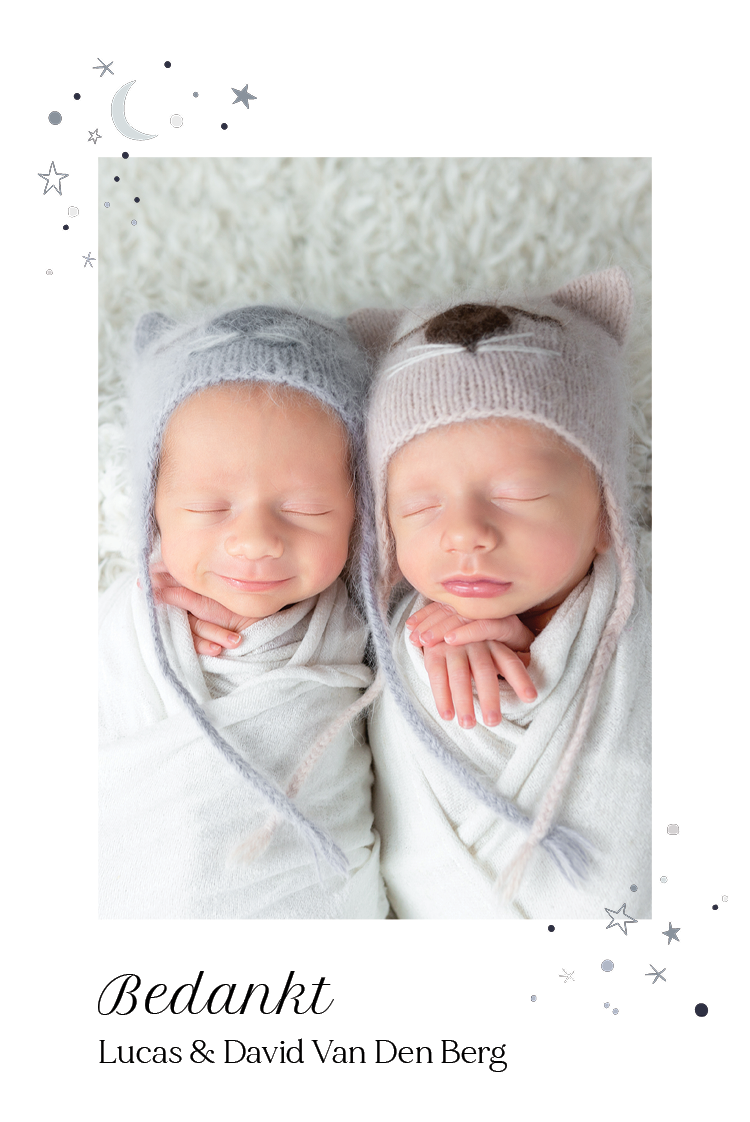 Bedankkaarten — Magische sterrenstof