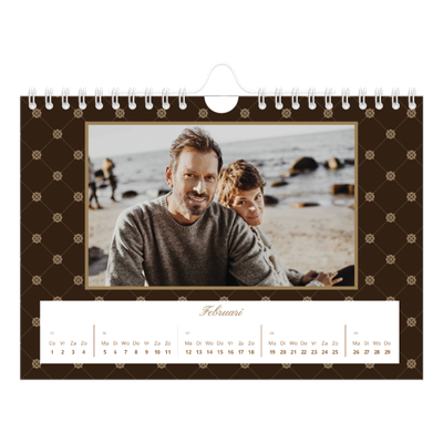 Fotokalender A5 — Vintage zwart-wit [Februari]