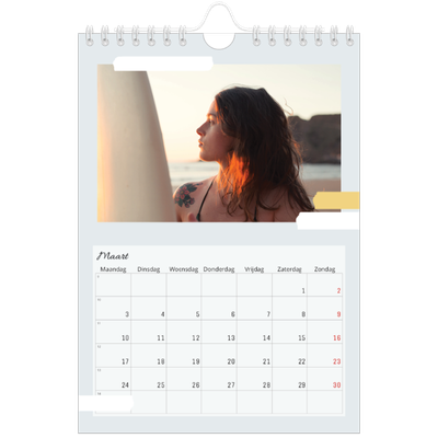 Fotokalender A5 — Gedempte tonen [Maart]
