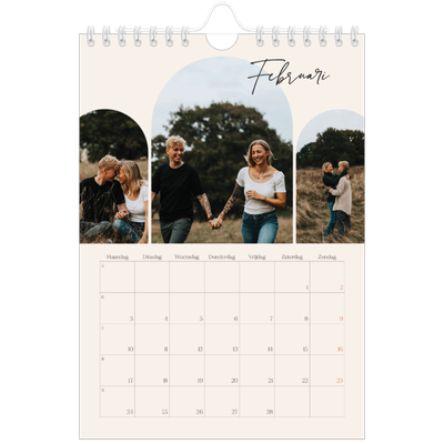 Fotokalender A5 — Boog van herinneringen [Februari]