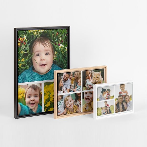 Fotocollage met lijst